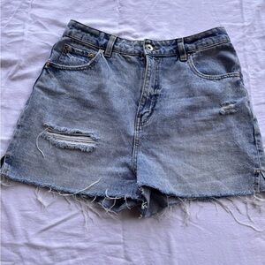 Ardene Ripped Denim Shorts (Size 9)